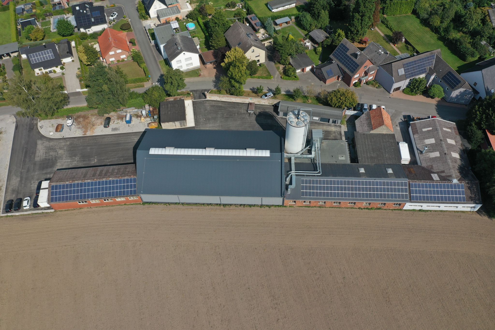 Luftaufnahme von der Firma Kuhlmeier GmbH